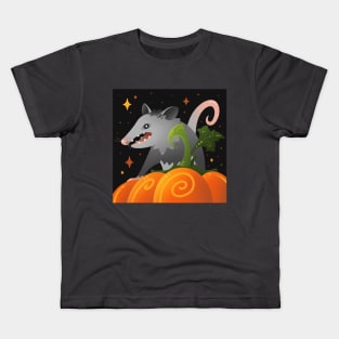 Pumpkin Opossum Kids T-Shirt